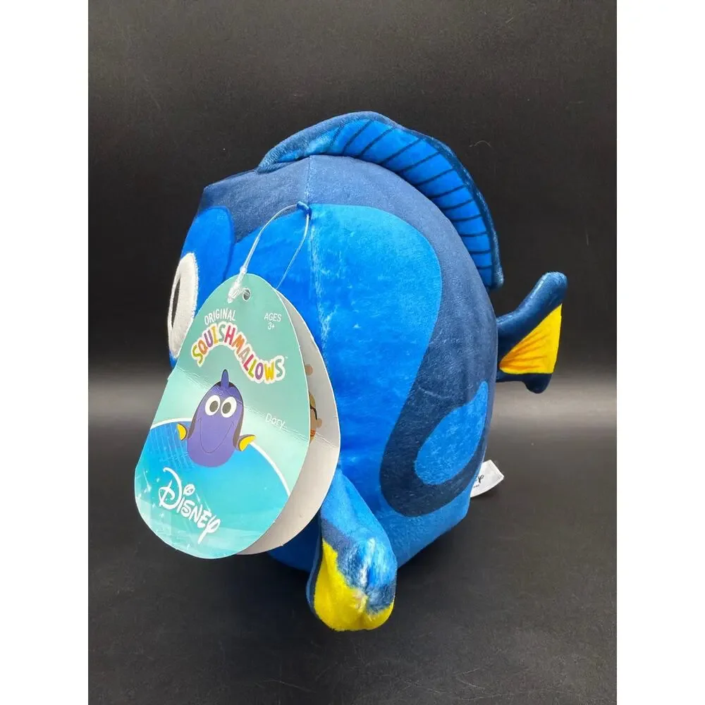 Disney Squishmallows Dory Finding Nemo 7.5” Plush Blue Fish Kellytoy NWT Tags